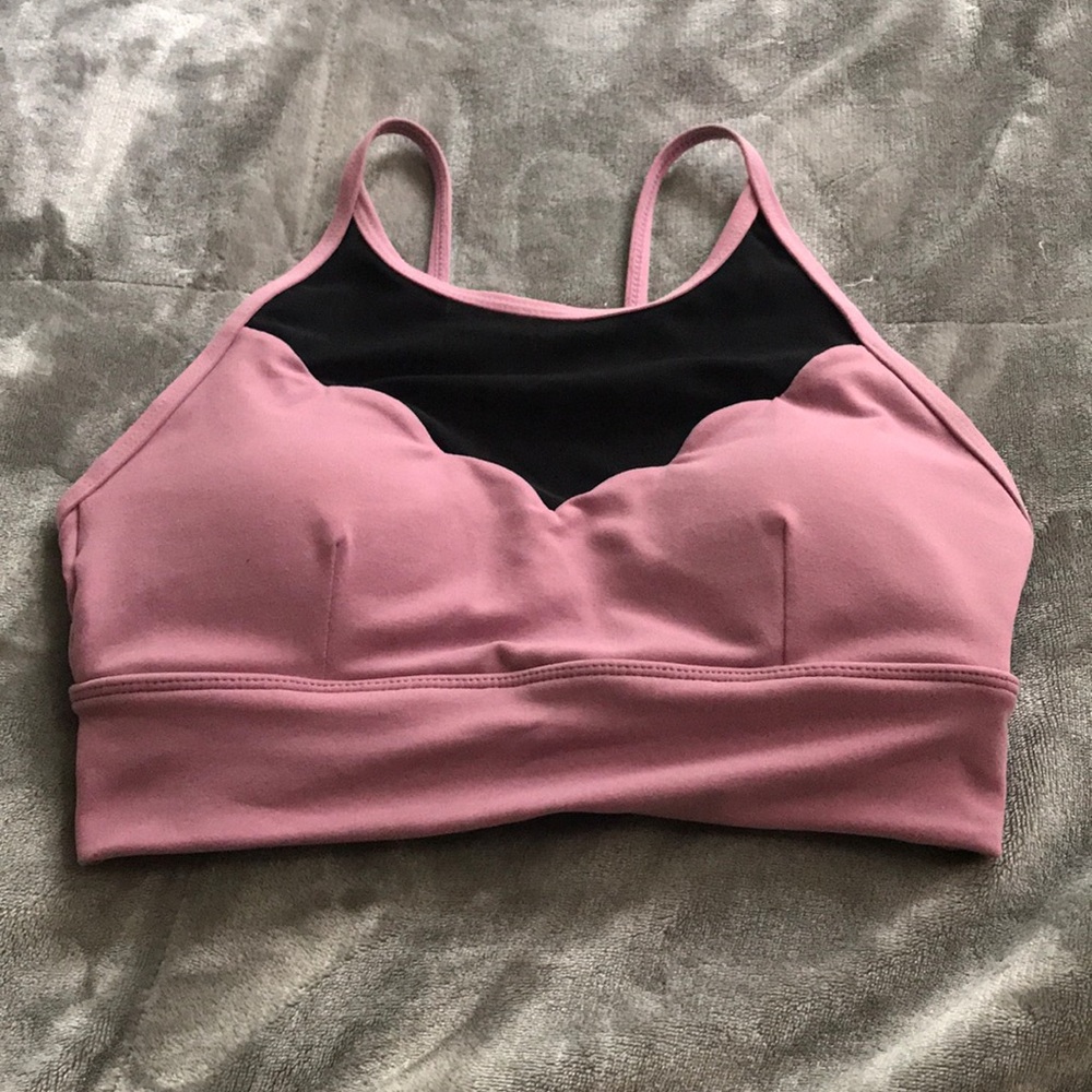 Light and Leaf Wire-Free Sports Bra- S